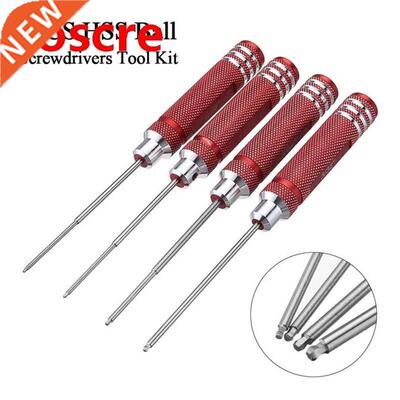 4pcs HSS Ball Screwdrivers Tool Kit 0.05 1/16 3/32 5/64 Inch