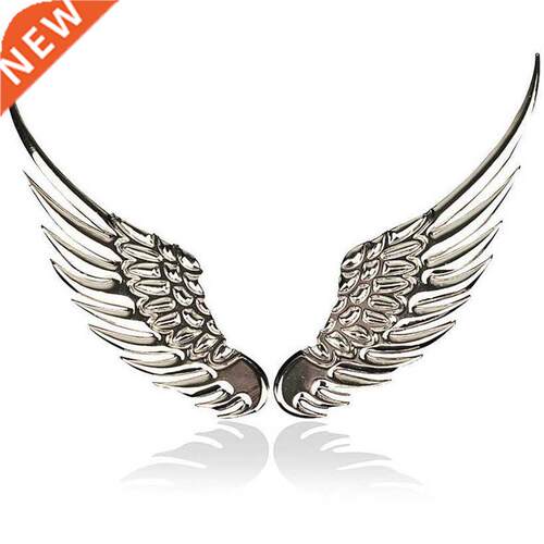 D dimensional Alloy Metal car stickers Angel Hawk Wings Emb
