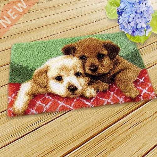 DIY Needle Crts Animal Latch Hook Rug Kit for eginners