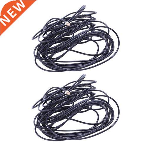 2 Pcs Black RP-SMA Male to Female Wifi Antenna Connector Ext