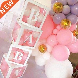 Girl Box Transparent Decoration Boy Shower Balloon Baby