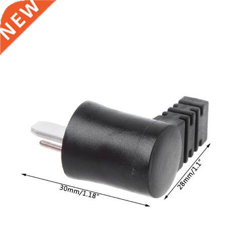 5 Pcs 2 Pin Din Right Angle HiFi Speaker Plug Cable Screw So