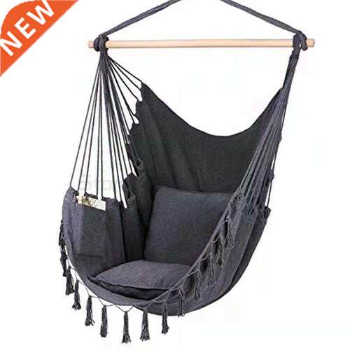Outdoor Indoor Hanging Hammock Chair Swing Camping Garden