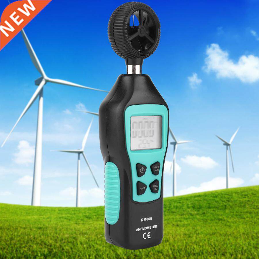 RM065 Wind Speed Gauge Hand-Held Digital Anemometer Wind Spe