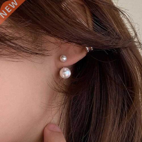 Double Pearl Beads Earrings For Women Fashion Jewelry Famou