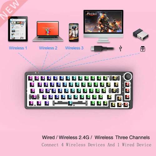 60 Percent NKRO  Mechanical Hotswap Keyboard Kits Ergonom