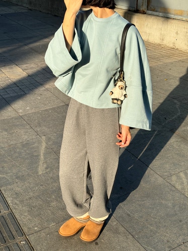 【粉标】加绒卫裤 想好再下单