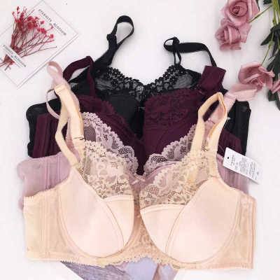 桑扶兰文胸软钢圈棉薄款聚拢