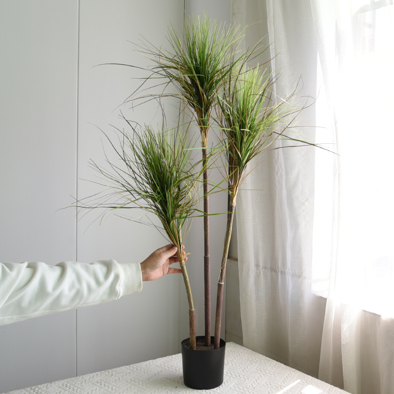 芈阳大型仿真植物龙须树室内客厅