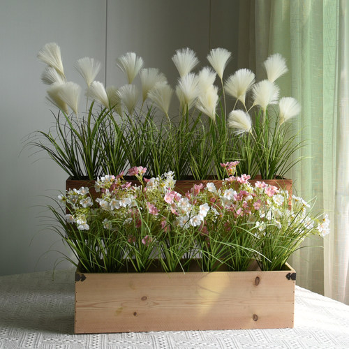芈阳仿真花户外和室内中国芦苇