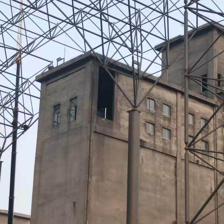 球形钢结构网架螺栓球网架夹胶玻璃采光加油站罩棚风雨操场煤棚