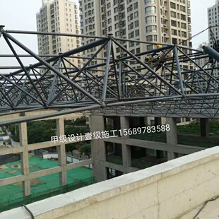 钢结构网架螺栓球大跨度车间厂房煤棚加油站罩棚夹胶玻璃雨棚采光