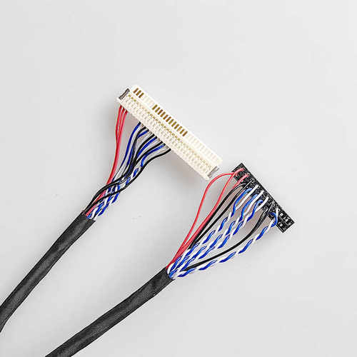 FIX30P单6液晶驱屏线笔记本屏LVDS加长80CM接地线FIX-30P片插单6