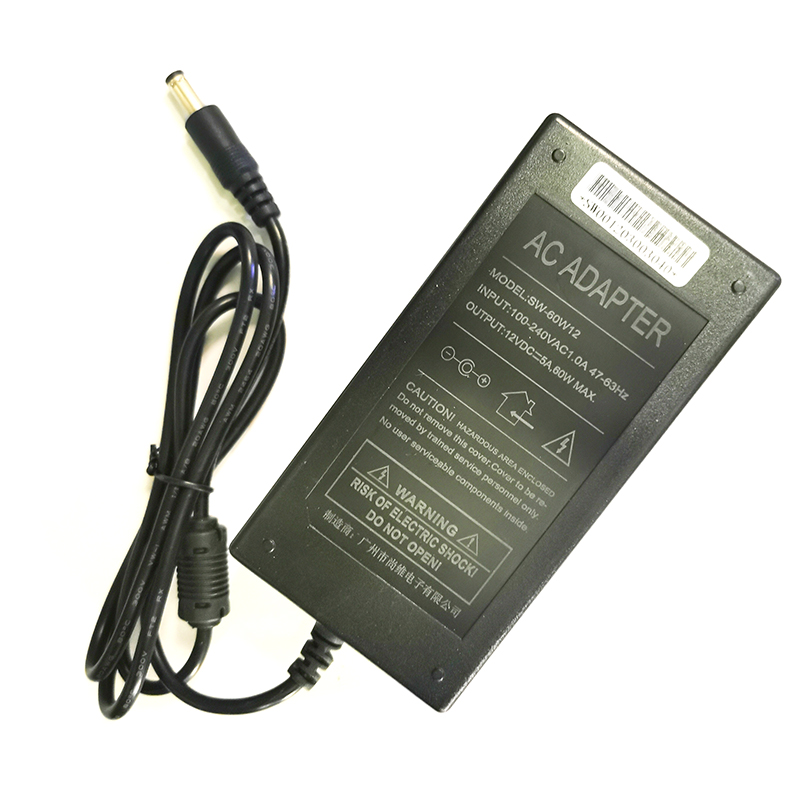 SW-60W12全新12V5A电源适配器AC ADAPTER电视显示器液晶电源YUDA 电子元器件市场 显示屏/LCD液晶屏/LED屏/TFT屏 原图主图