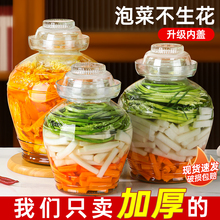 四川泡菜坛子玻璃罐密封罐家用腌菜食品级加厚酸菜专用罐子咸菜缸