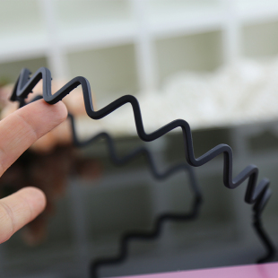 韩国新潮男女通用发箍洗脸运动隐形头箍哑光波浪发卡发带发夹束发