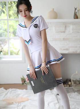 日系大码水手服性感学院风制服足球宝贝主播女纯欲jk夜店角色扮演