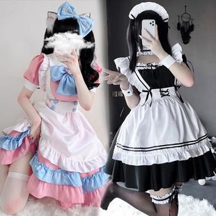 女仆装cos可爱女佣猫咪大码少女lolita连衣裙洛丽塔cosplay服装