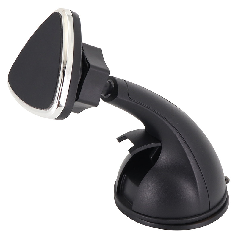 创意 大吸盘三角磁力手机架 新品车载磁性手机架 360旋转磁铁支架