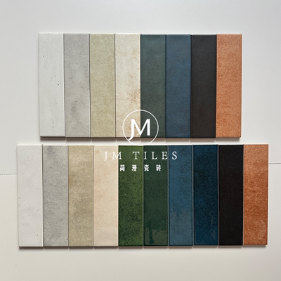 玛缇雅全瓷渐变小长条砖包豪斯风