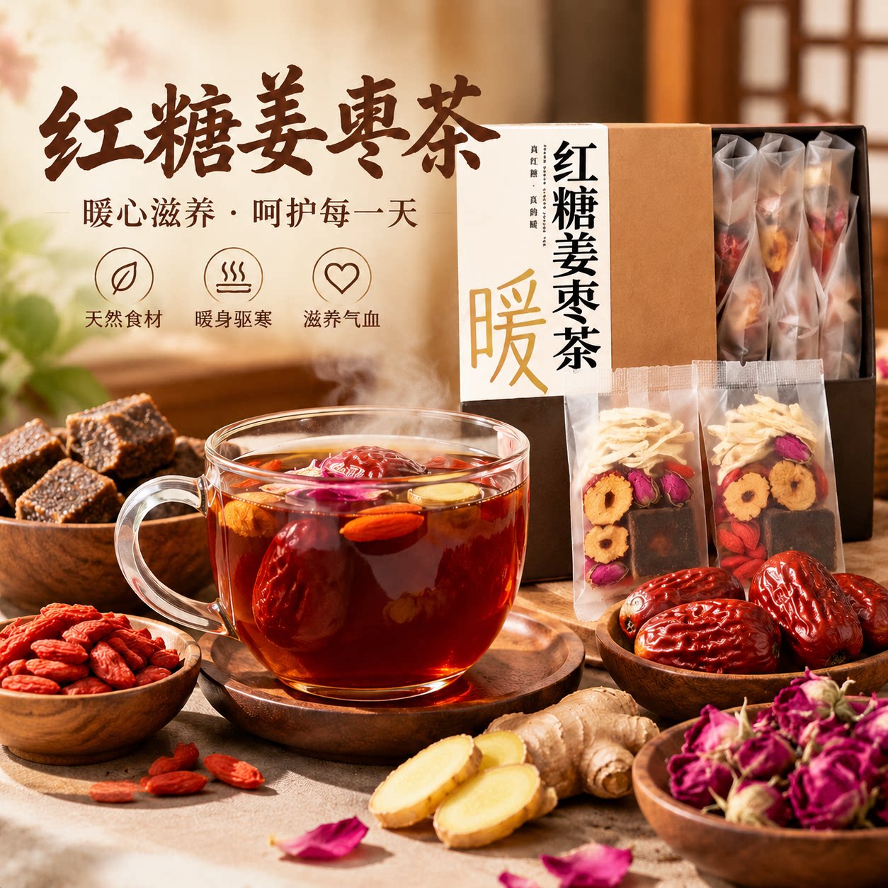 女生补气血喝的养生茶