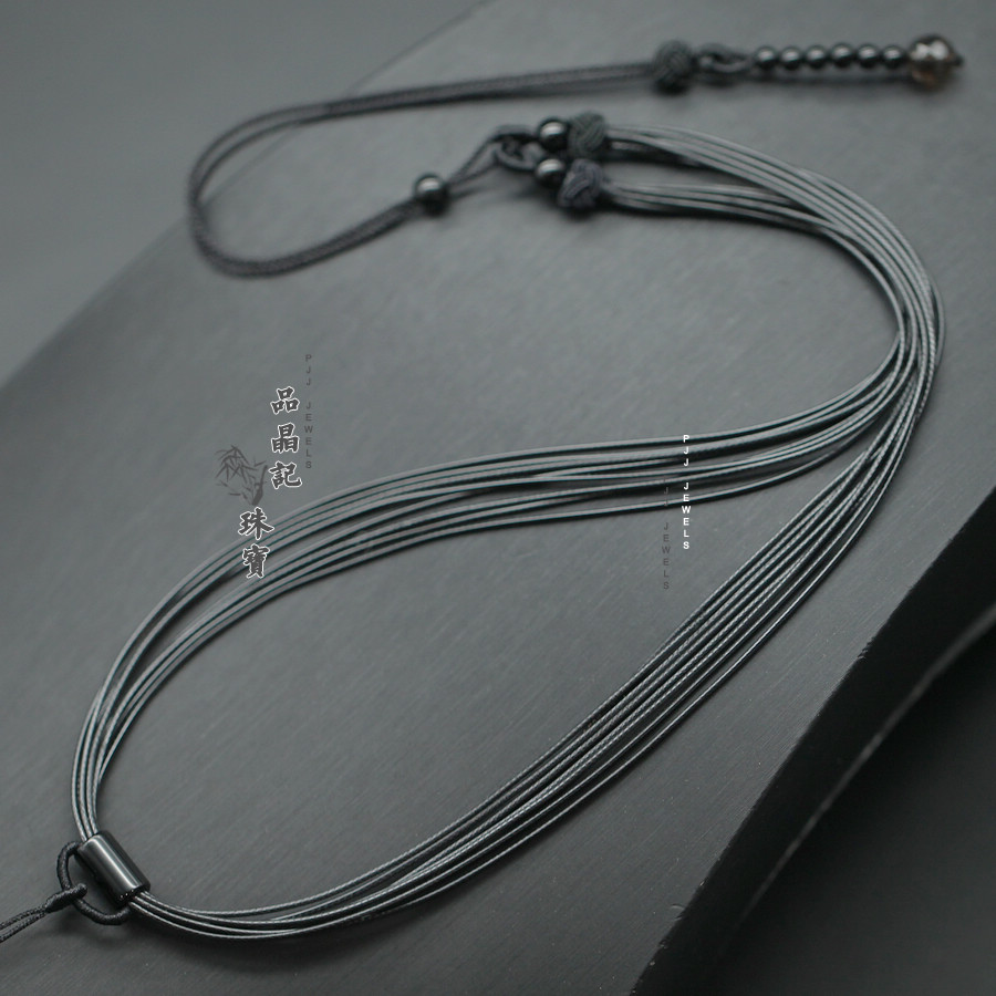 项链绳平安吊坠玉石男女款佛牌