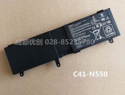适用于华硕ASUS N550J N550X47JV N550JK C41-N550 笔记本电池