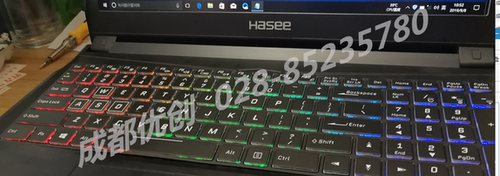 炫龙 KP2 机械师T58 雷神911MT SE  N957 N855笔记本键盘多彩背光