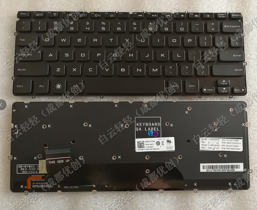 全新原装DELL戴尔 XPS 12 13 L321X L322X XPS键盘带背光