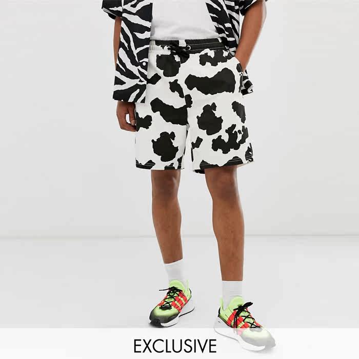 Britain quality goods Agency purchase 2019 new pattern Men's trousers Casual pants shorts Dairy cow Stripe daily street Trend Versatilein the Men's clothing, Casual pants  category - from Buy2taobao.com to provide professional Taobao agent buy service