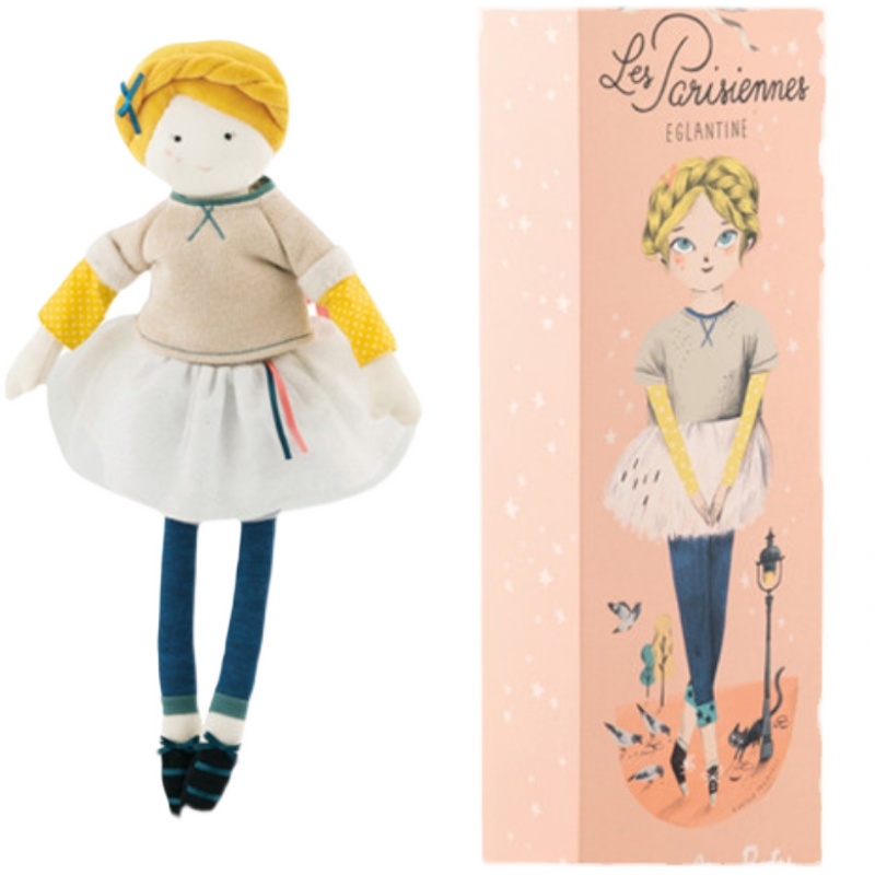 法国 moulin roty 布艺公主娃娃玩偶玩具生日礼物玩具 eglantine