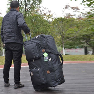 BQWZ超轻防水拉杆包40寸时尚航空托运包旅行箱包牛津布行李包三轮