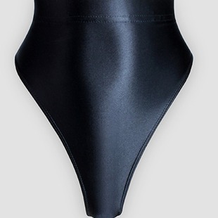 艺术体操服舞蹈服弹力紧身丝滑光泽女舍宾形体操内裤内外穿高叉