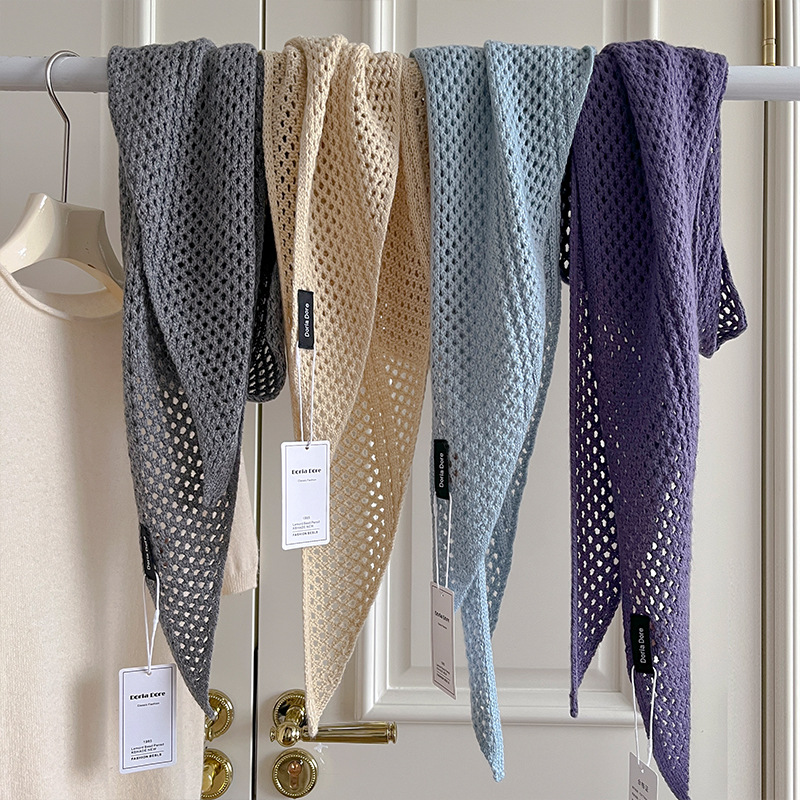 韩系ins镂空纯色针织三角巾披肩女秋冬外搭坎肩凹造型腰封围巾潮,服饰配件/皮带/帽子/围巾,围巾/丝巾/披肩,淘宝优惠券,粉丝福利购,淘宝优惠卷