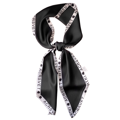 原创风斜角搭配衬衫西装小领巾