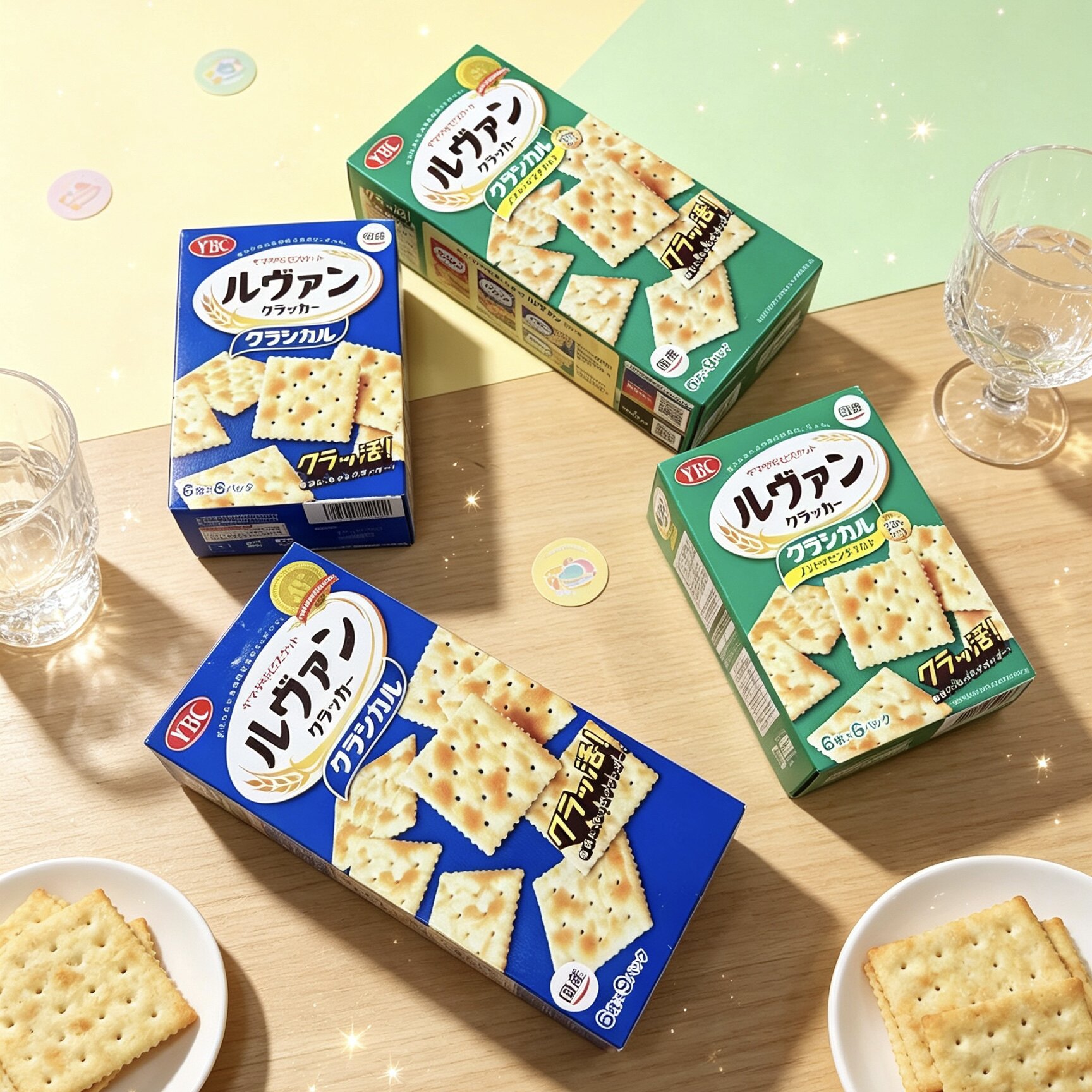 日本进口YBC小麦苏打饼干低脂低糖老人孕妇小孩零食下午茶代购