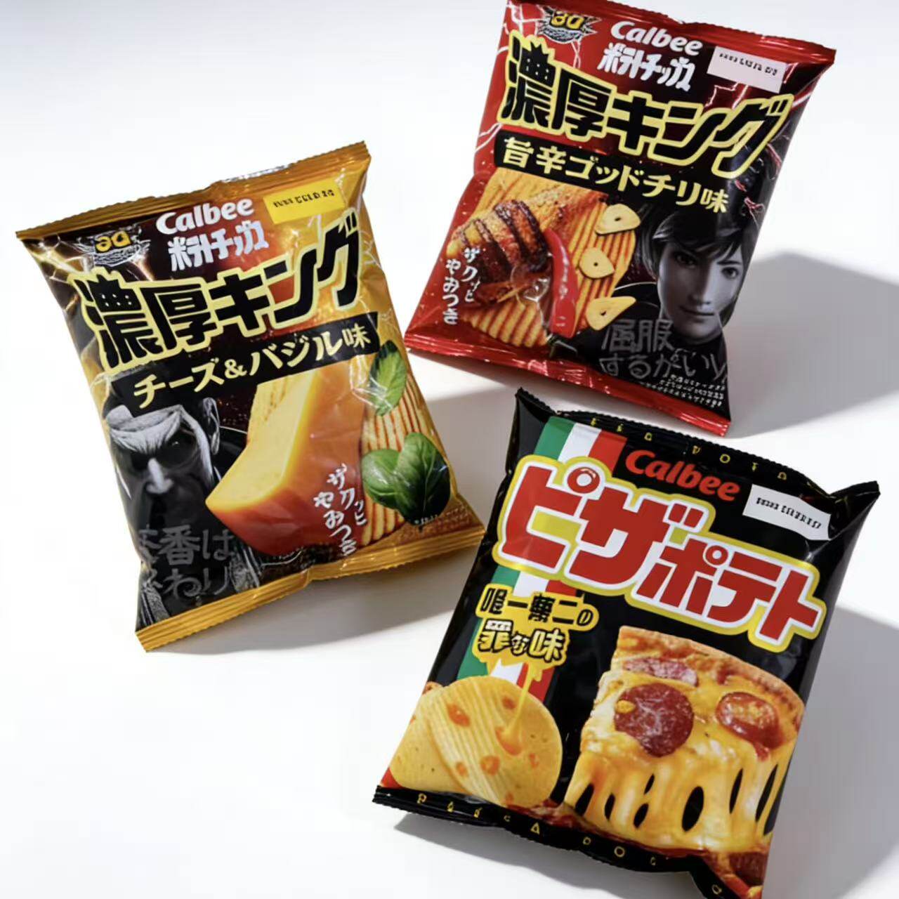 卡乐比日本日本进口零食新品推绝品荐虾条薯片披萨代购60g