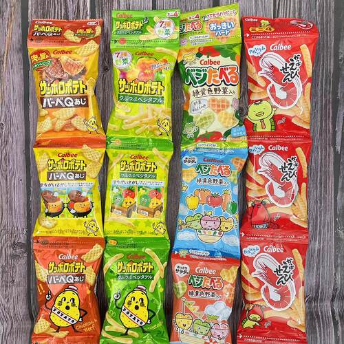 卡乐比蔬菜日本膨化食品宝宝