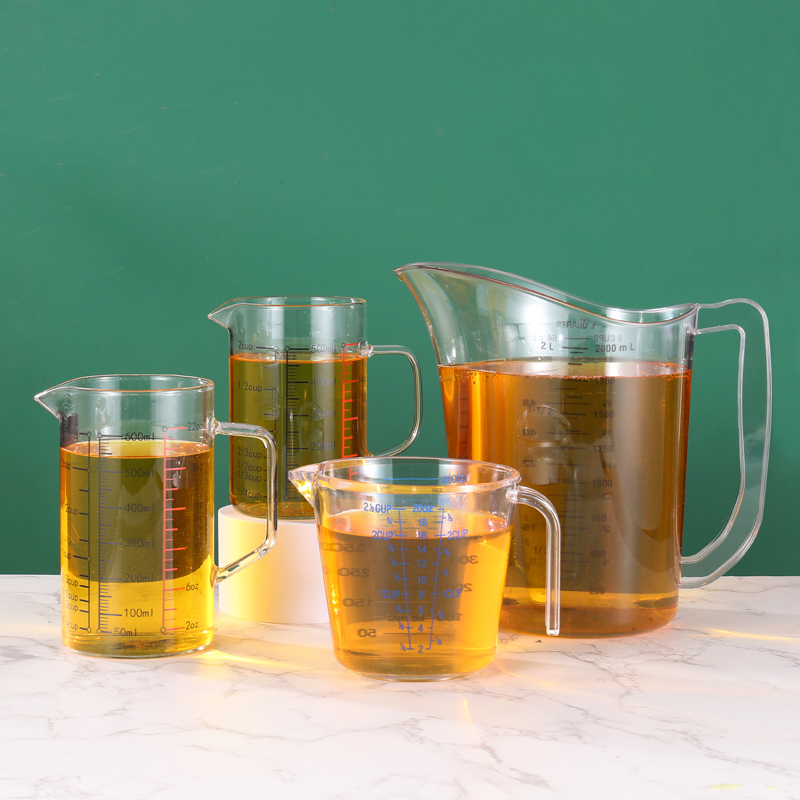 亚克力pc量杯塑料带刻度计量杯20003000ml5000ml奶茶店专用大容量