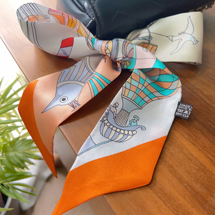 桑蚕真丝绑包包手柄小丝巾绑包丝带绑手提包条状丝带缠绕包长飘带