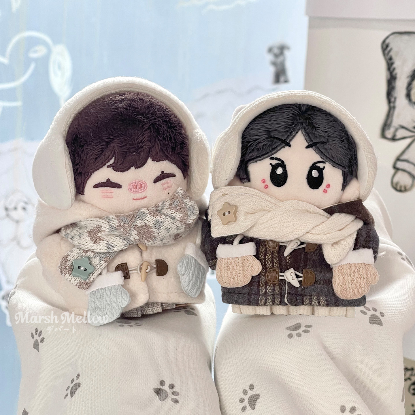 原创新品10cm娃衣西装大衣