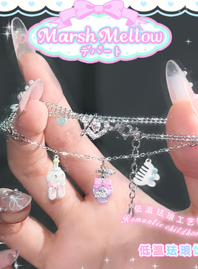 beads镀银钻石手镯基础手链叠戴女高级感ins小众设计串珠生日礼物