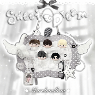 棉花娃娃5 10 15cm娃衣可爱收纳宿舍挂墙式玩偶娃娃公仔置物挂袋