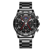 黑武士手表男士 DOM腕表 新款 潮流夜光防水多功能表非机械石英表