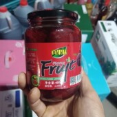 真果味杨梅橘子罐头玻璃瓶装 480克瓶