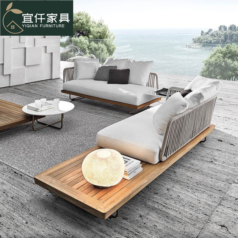 柚木户外休闲藤编沙发组合室外庭院别墅露台阳光房藤椅藤沙发家具,住宅家具,户外沙发,淘宝优惠券,粉丝福利购,淘宝优惠卷