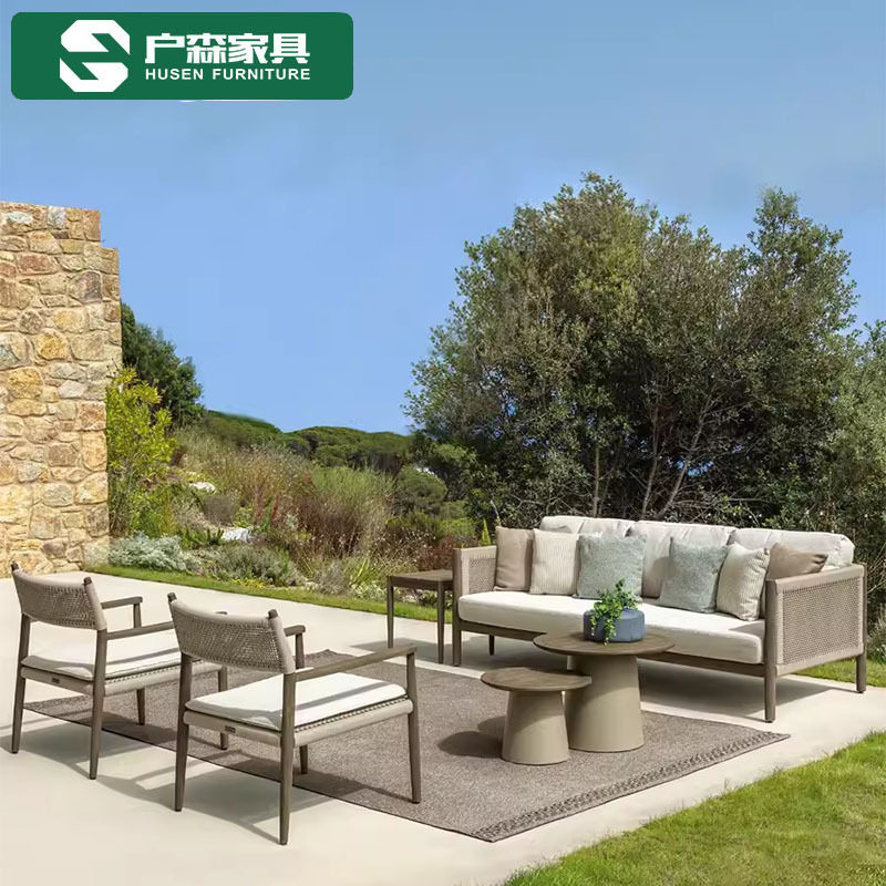 户外柚木藤编沙发庭院室外阳台露台艺术花园别墅防水防晒休闲家具,住宅家具,户外沙发,淘宝优惠券,粉丝福利购,淘宝优惠卷