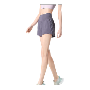 骆驼瑜伽裤短裤女防走光跑步裤夏运动裤三分裤高腰紧身提臀健身裤