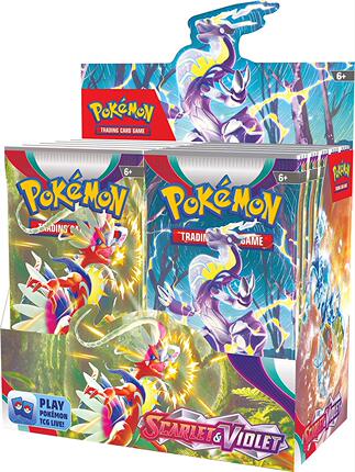 神奇宝贝英文卡牌宝可梦PTCG卡片Scarlet Violet补充包增强盒盲盒