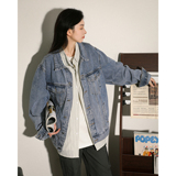 字母刺绣水洗潮流休闲情侣外穿牛仔外套608/P105，男装工装外套，星座202-3